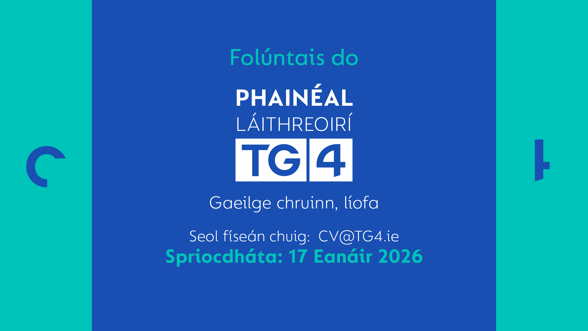 Folúntais - Láitheoirí PR 1